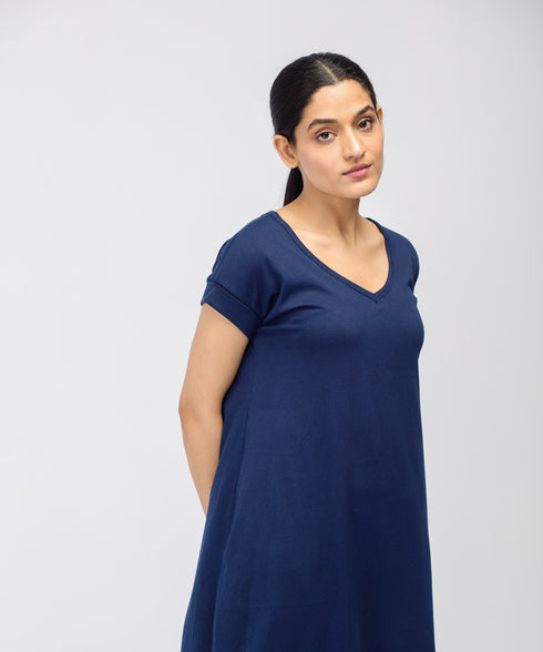 Women's V-Neck Maxi Dress